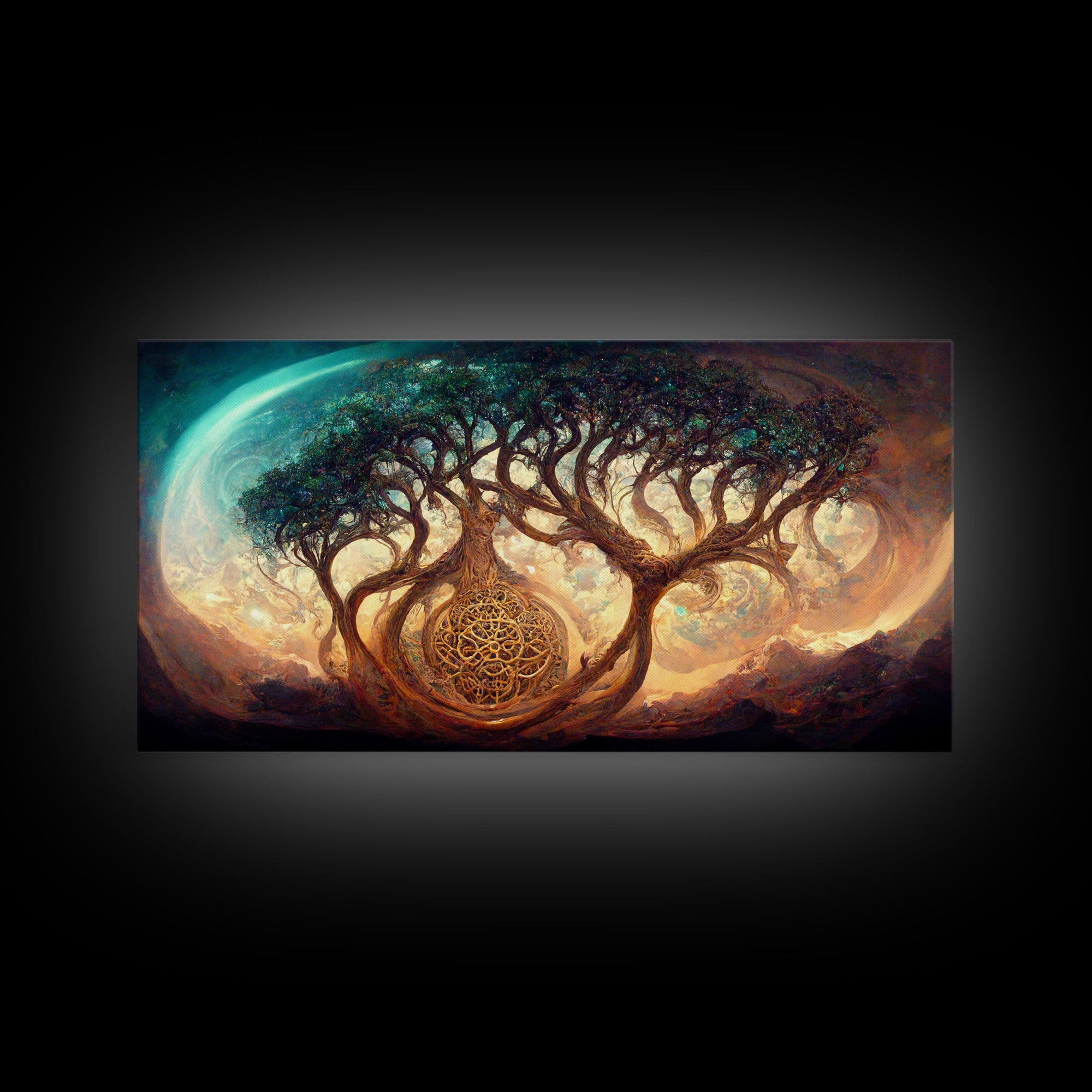 Gaia, norse mythology, canvas print, high fantasy art