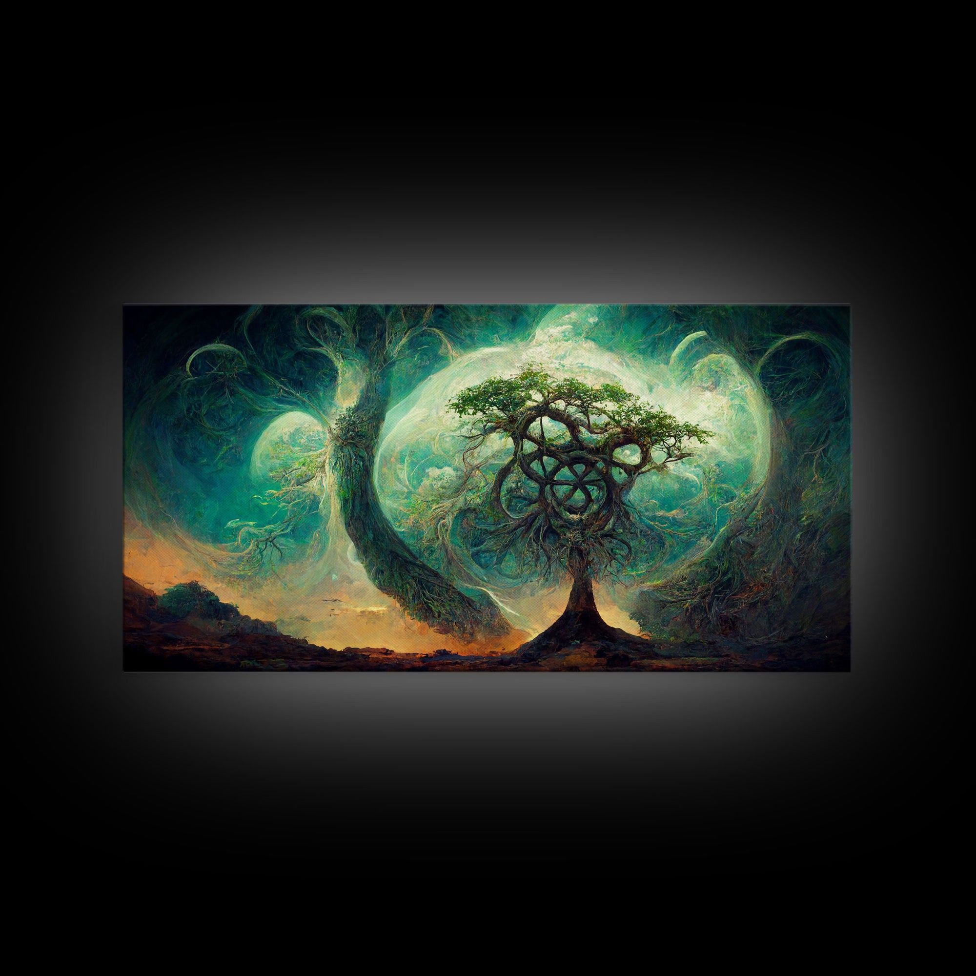 Gaia, norse mythology, canvas print, high fantasy art