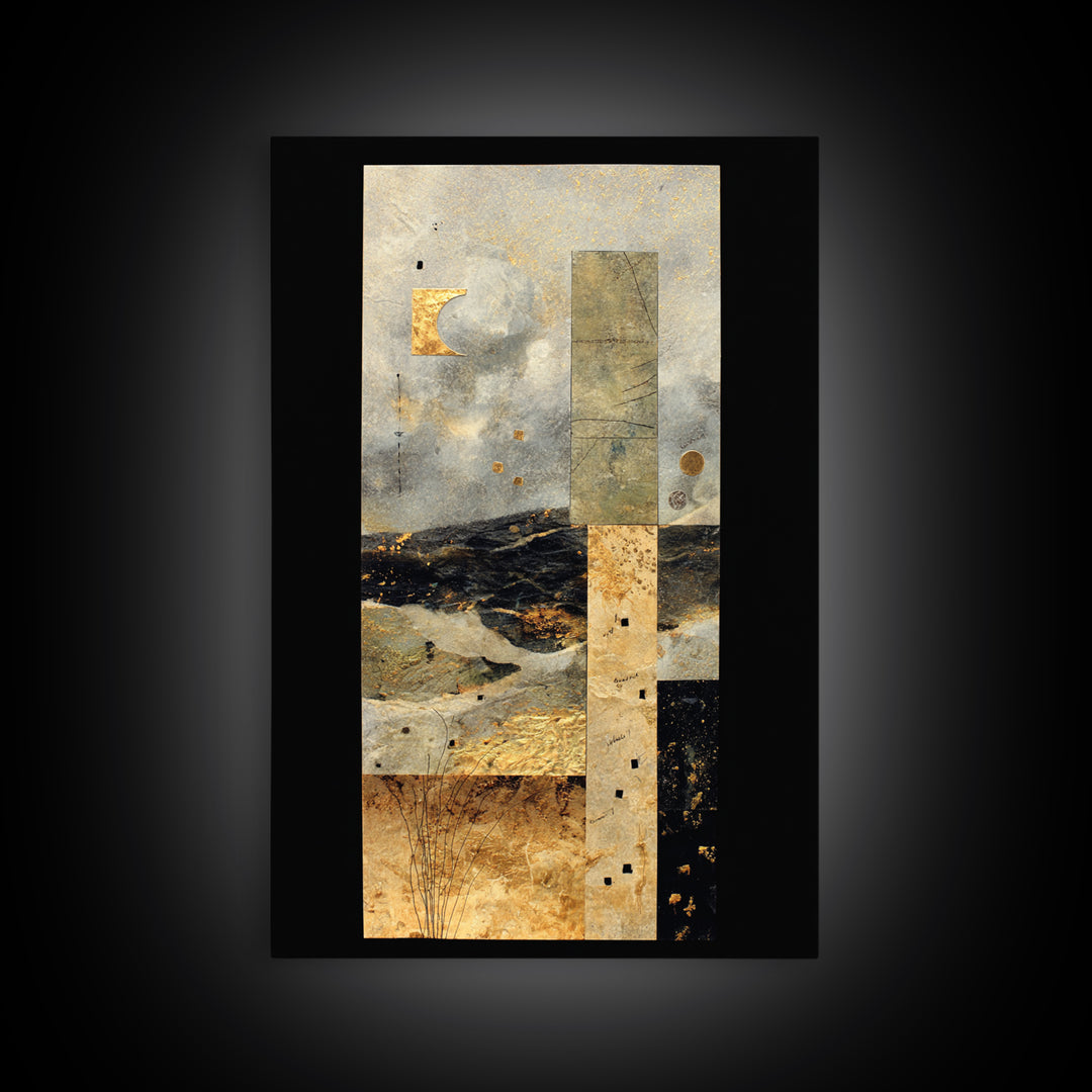 Taxi Cab Motion Blur Canvas Print, Urban Art, Gay Art, Living Room Decor, Abstract Art, Urban, Minimalist Decor, URB-2x3-11