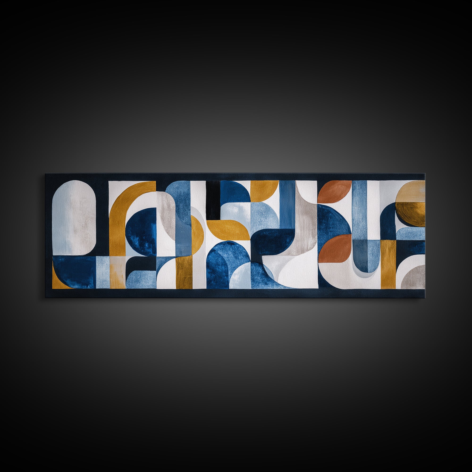 High Rise Window Grid Abstract Canvas Print, Urban Art, Art Print, Living Room Decor, Fine Art, Urban, Oil Painting, Art Deco, URB-3x1-35