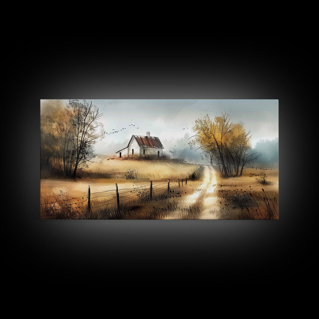 Prickly Pear Cactus Blooming in Desert Sunset, Eye-catching Framed Canvas Print for Living Room, Boho Wall Art, Floral Decor