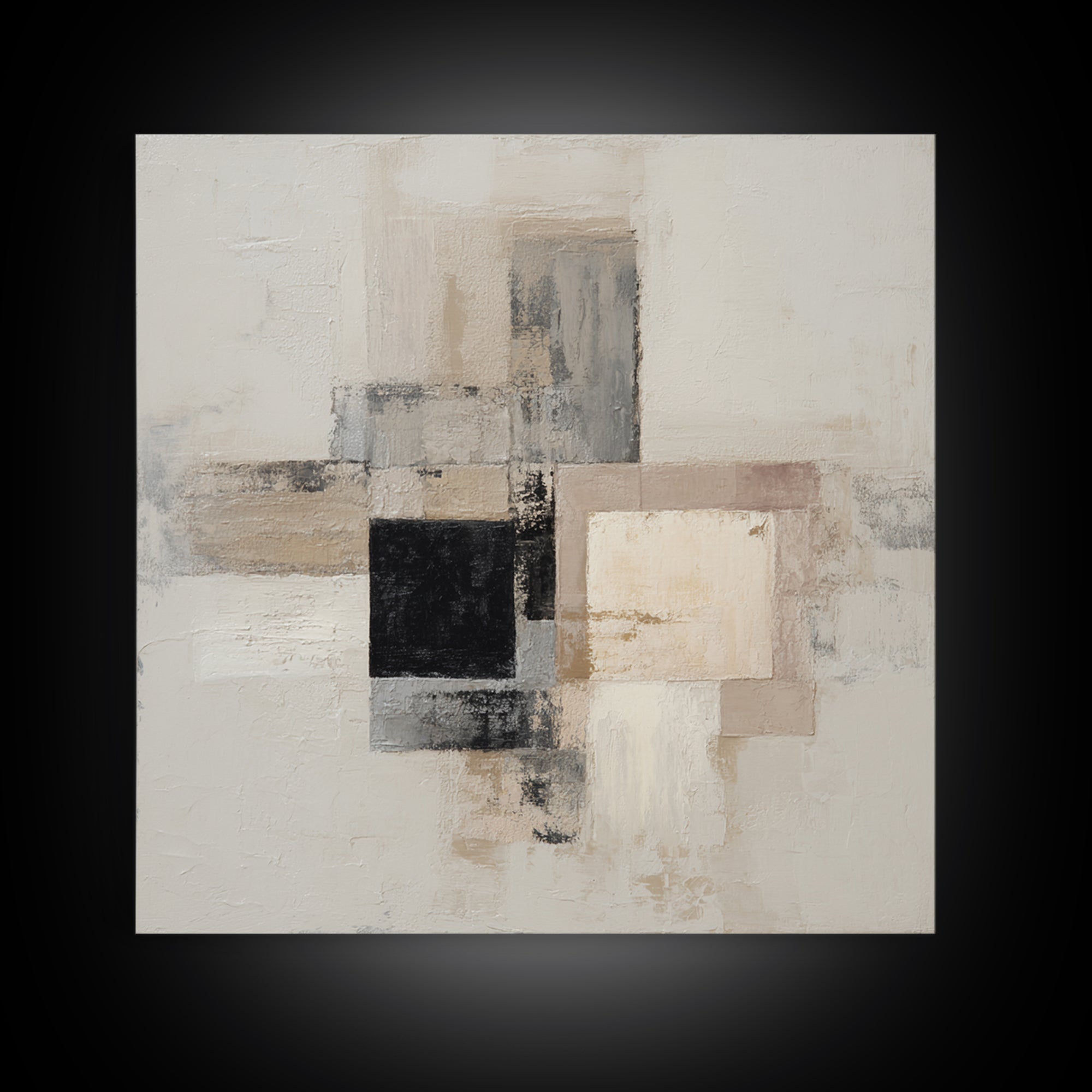 Black and White Architectural Study Framed Canvas Print, Wall Art, Wall Art Prints, Living Room Decor, Fine Art, WAL-1x1-56