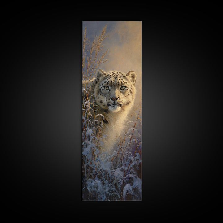 Whimsical Animal Portrait Canvas Print, Wall Art, Large Wall Art, Living Room Decor, Fine Art, Abstract Wall Art, WAL-1x3-11
