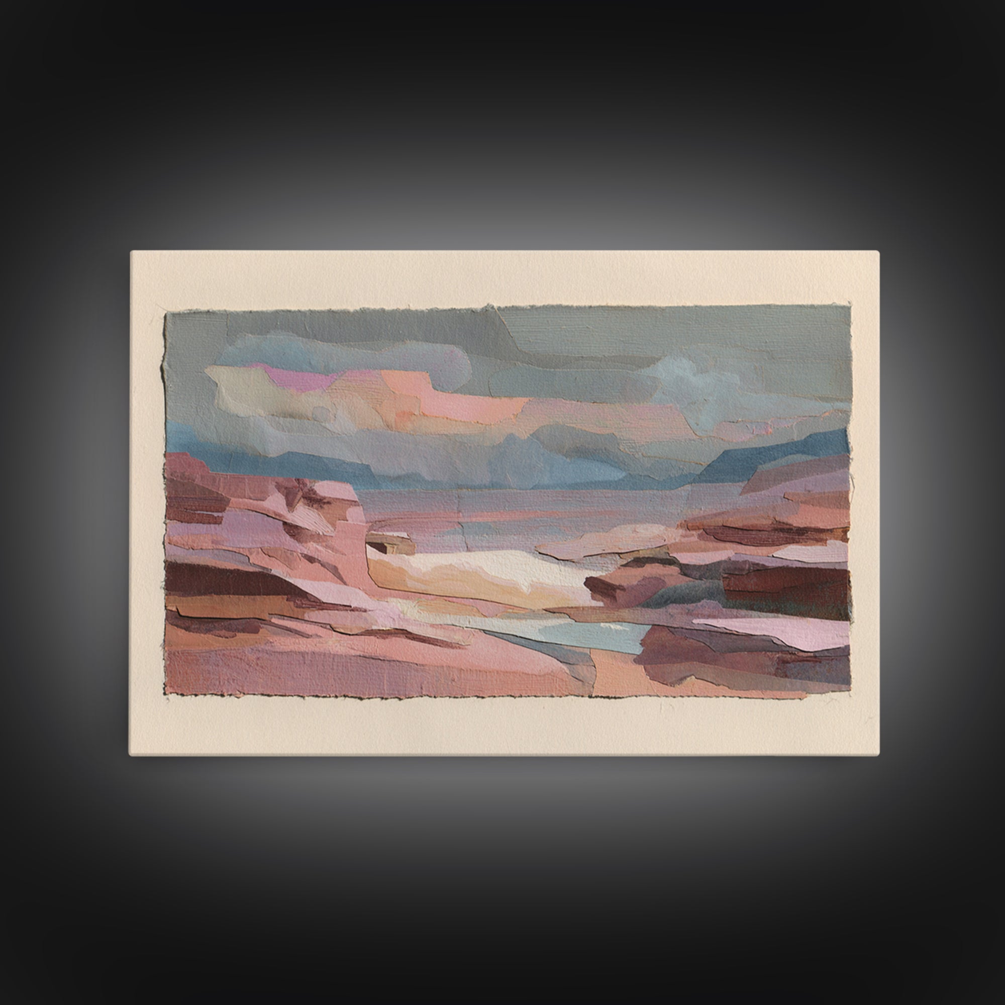 Moody Forest Landscape Canvas Print, Wall Art, Wall Hanging, Living Room Decor, Fine Art, Gallery Decor, Neutral Decor, WAL-3x2-62