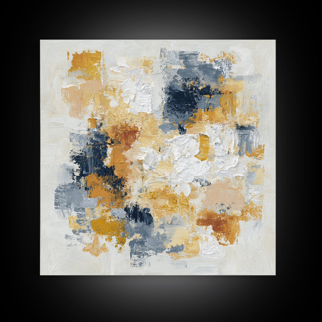 Bridal Veil Texture Abstract Framed Canvas Print, Wedding Art, Framed Art, Living Room Decor, Romance, Bride and Groom, WED-1x1-7