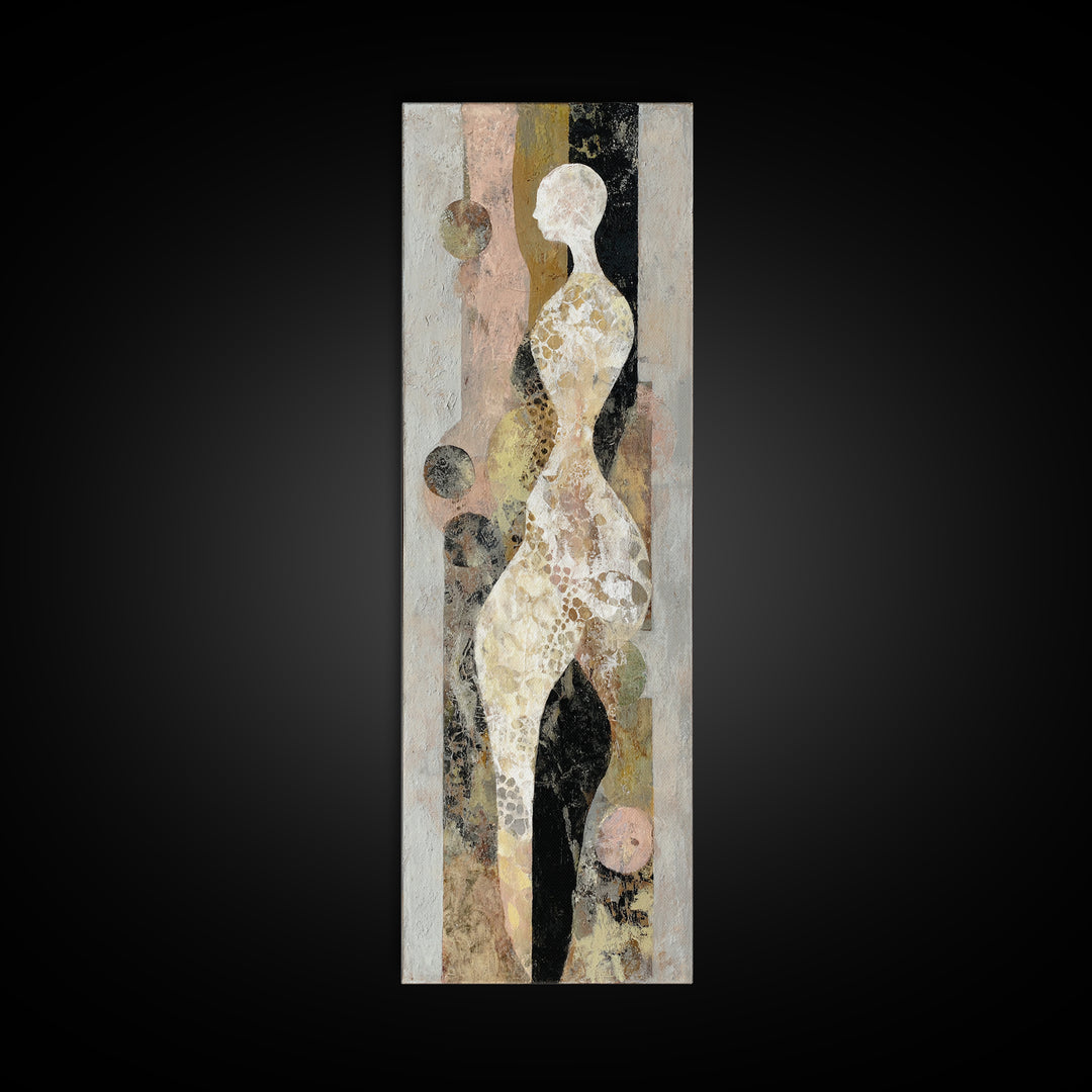 Lace Pattern Ivory Abstraction Canvas Print, Wedding Art, Art, Living Room Decor, Fine Art, Romance, Custom Wedding Gift, WED-1x3-55
