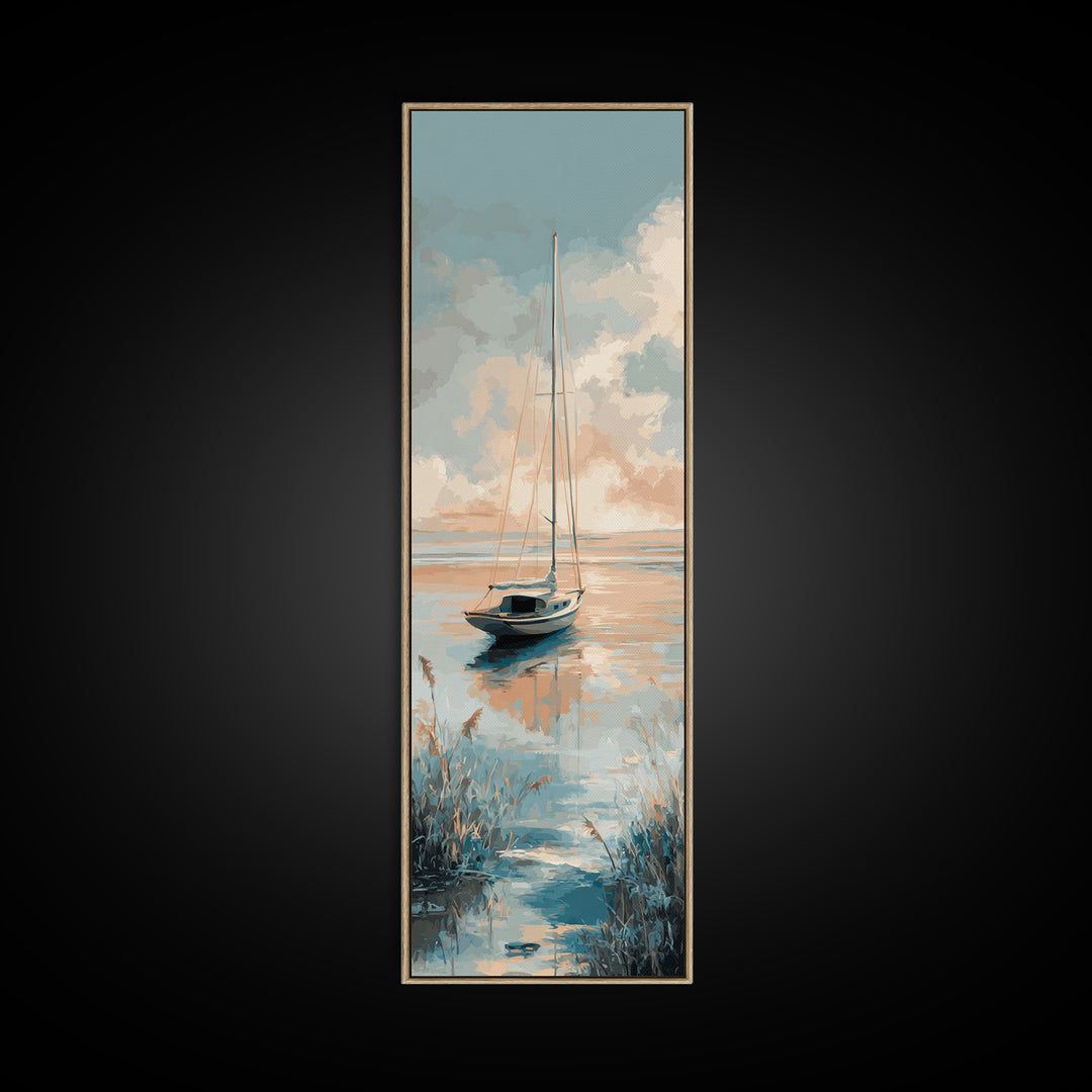 Honeymoon Coastal Sunset Canvas Print, Wedding Art, Gallery Decor, Living Room Decor, Fine Art, Romance, Contemporary Art, WED-1x3-77