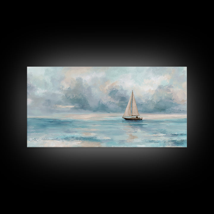 Honeymoon Coastal Sunset Framed Canvas Print, Wedding Art, Wedding Dress, Living Room Decor, Fine Art, Romance, Jewish Art, WED-2x1-85