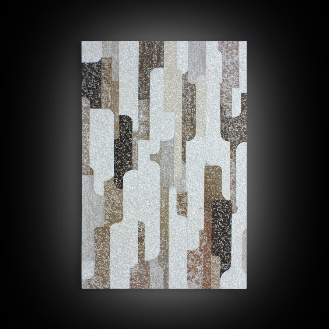 Lace Pattern Ivory Abstraction Canvas Print, Wedding Art, Wedding Reception, Living Room Decor, Abstract Art, Romance, WED-2x3-27