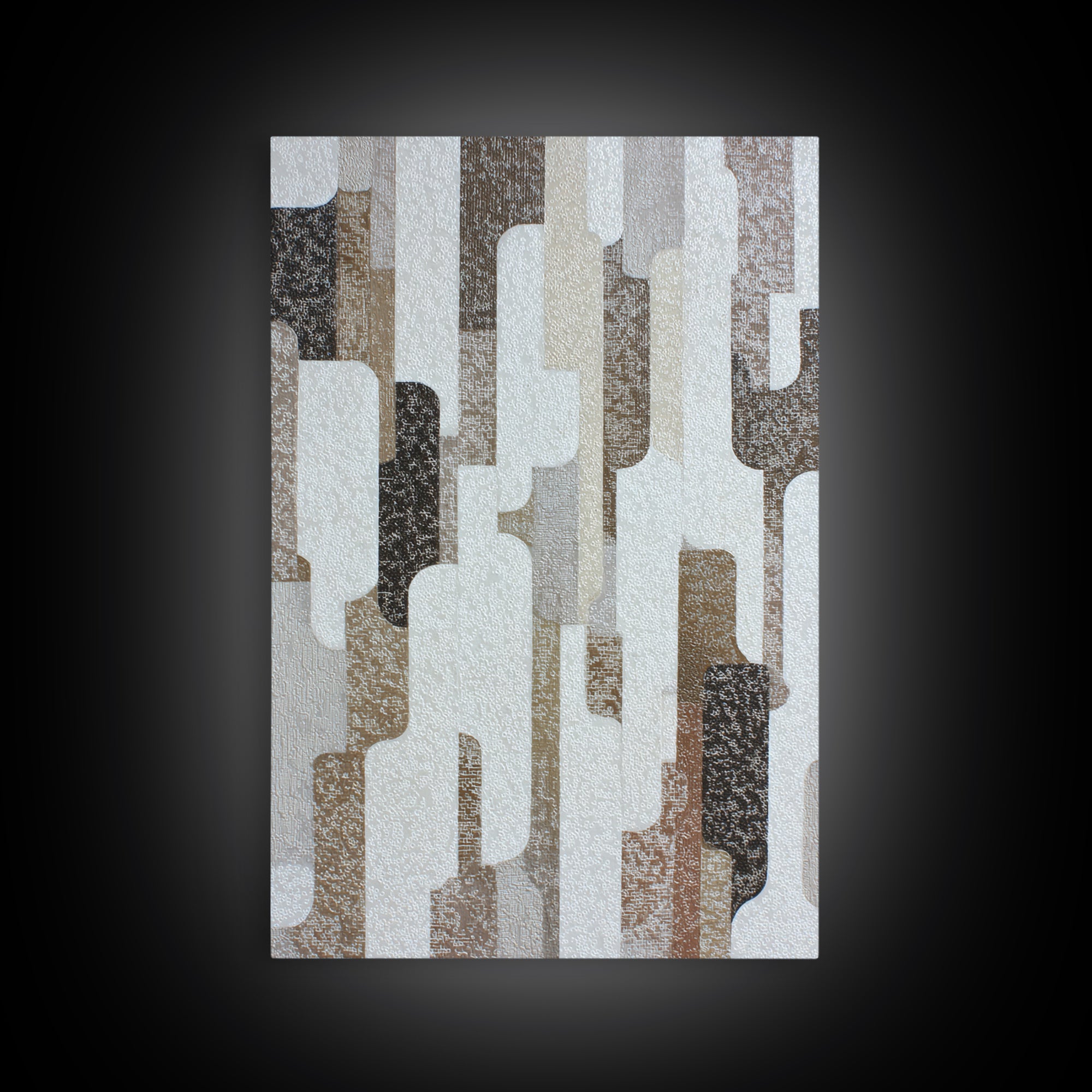 Lace Pattern Ivory Abstraction Canvas Print, Wedding Art, Wedding Reception, Living Room Decor, Abstract Art, Romance, WED-2x3-27