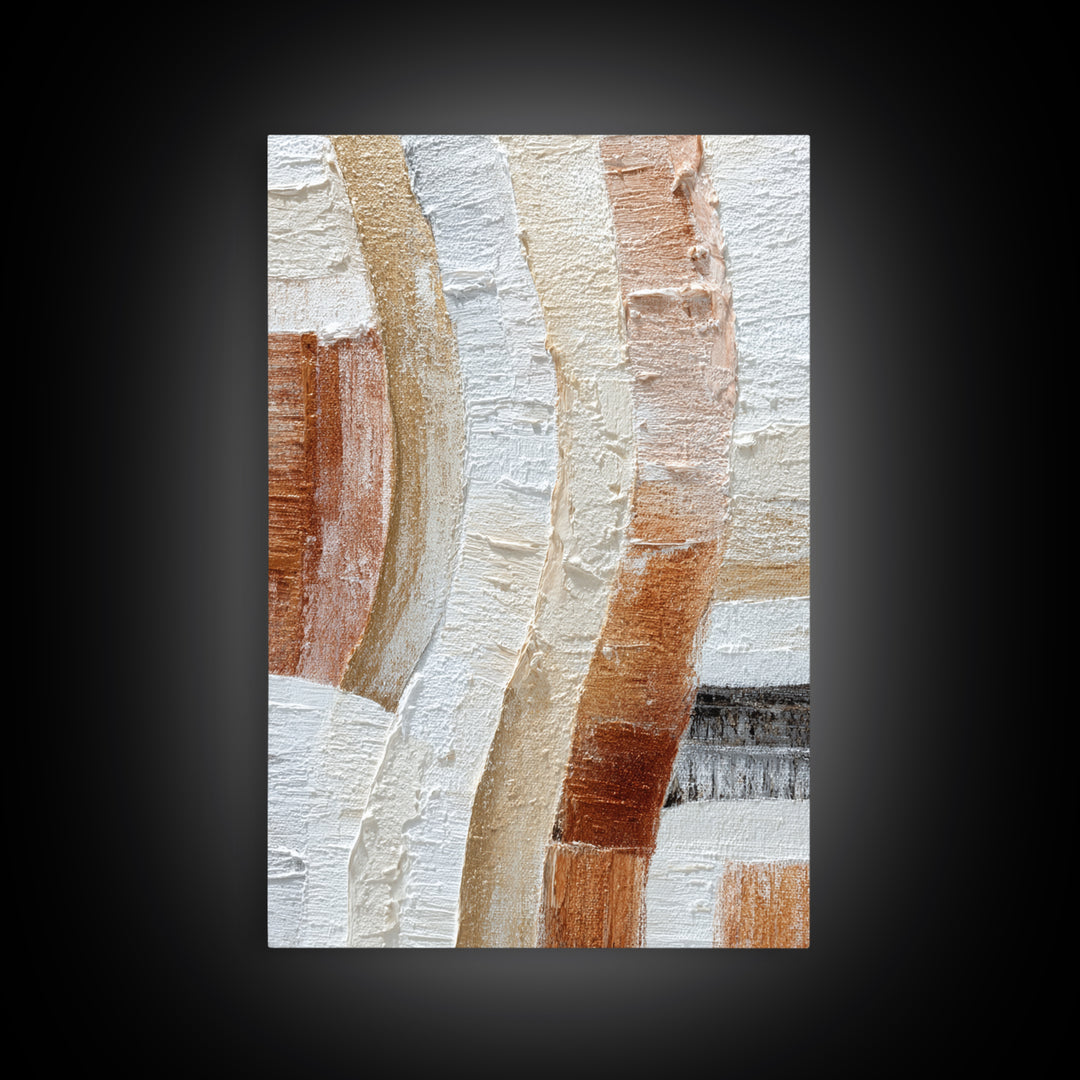 Bridal Veil Texture Abstract Framed Canvas Print, Wedding Art, Boho Decor, Living Room Decor, Abstract Art, Romance, Art Print, WED-2x3-63