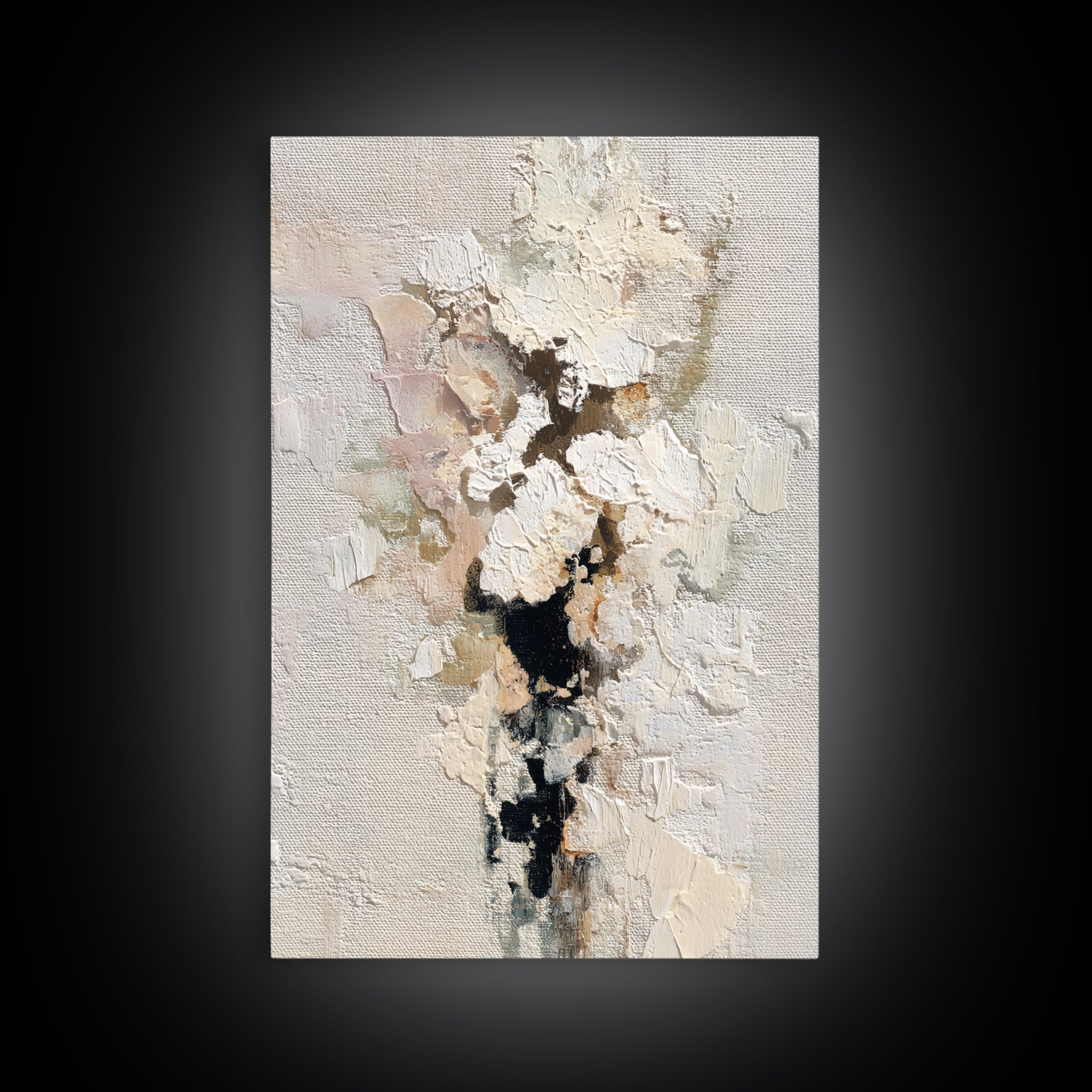 Bridal Veil Texture Abstract Framed Canvas Print, Wedding Art, Custom Portrait, Living Room Decor, Fine Art, Romance, WED-2x3-87