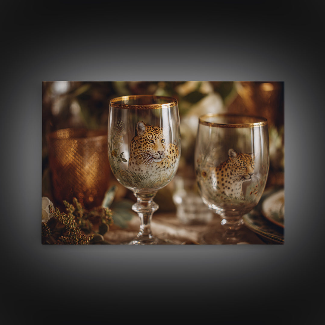 Champagne Glasses with Delicate Sparkle Canvas Print, Wedding Art, Custom Art, Living Room Decor, Watercolor Art, Romance, WED-3x2-58