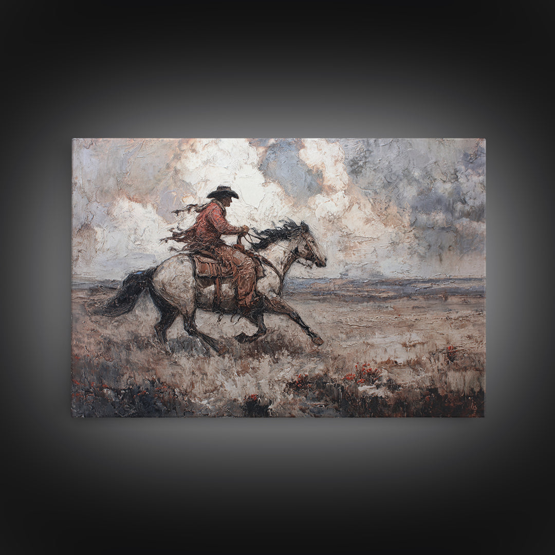 Sun Bleached Ranch Gate Canvas Print, Western Art, Western, Southwestern Decor, Watercolor Art, Frontier, Native American Art, WES-3x2-67