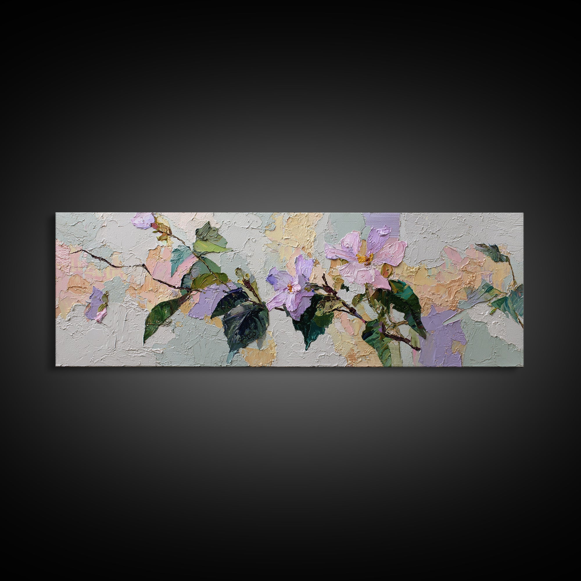 Robot Watering a Single Flower Canvas Print, Whimsical Art, Nursery Prints, Living Room Decor, Watercolor Art, Wonder, WHI-3x1-61