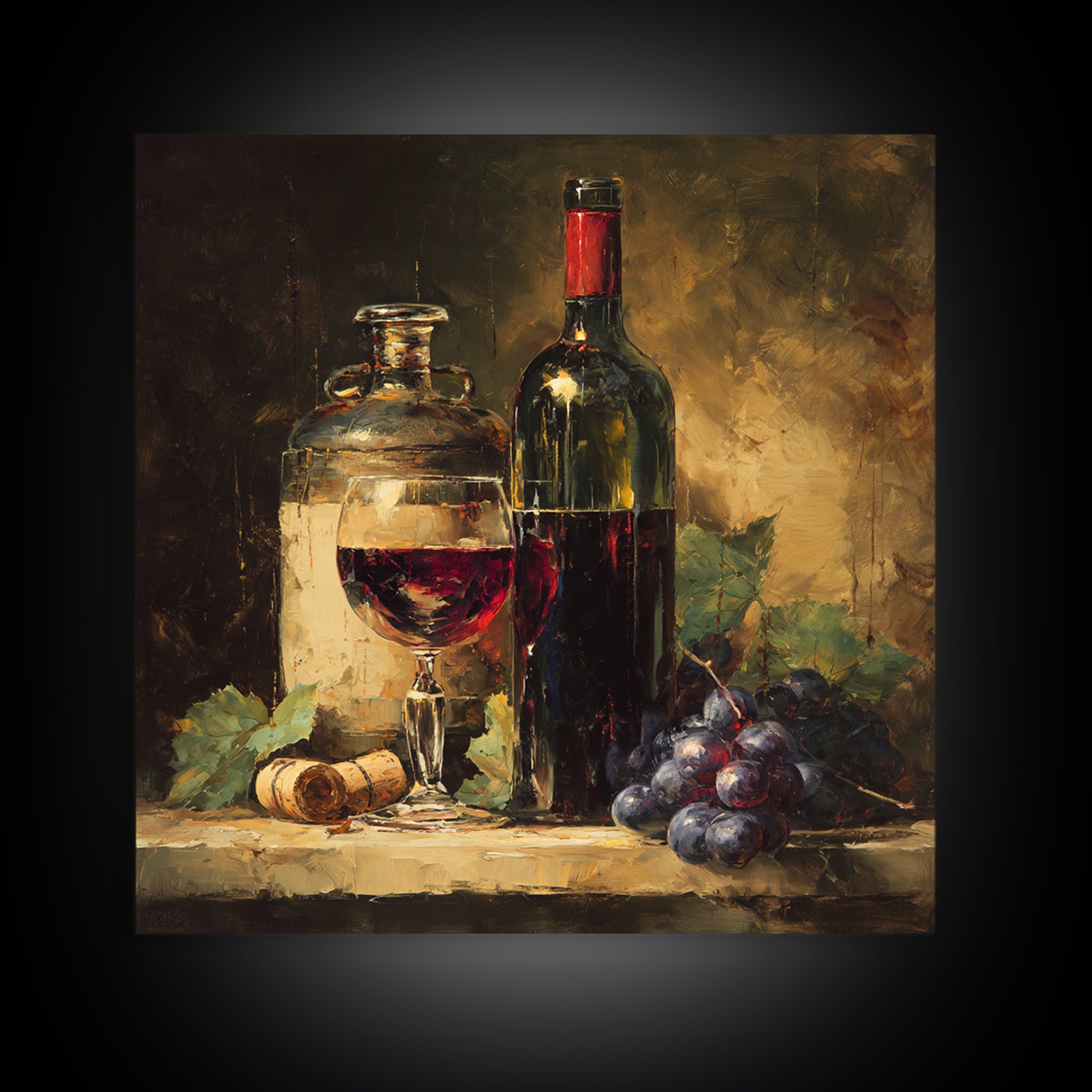 Red Wine Swirl Abstract Canvas Print, Winery Art, Wall Art Print, Winery Decor, Abstract Art, Vineyard, Gallery Decor, WIN-1x1-31