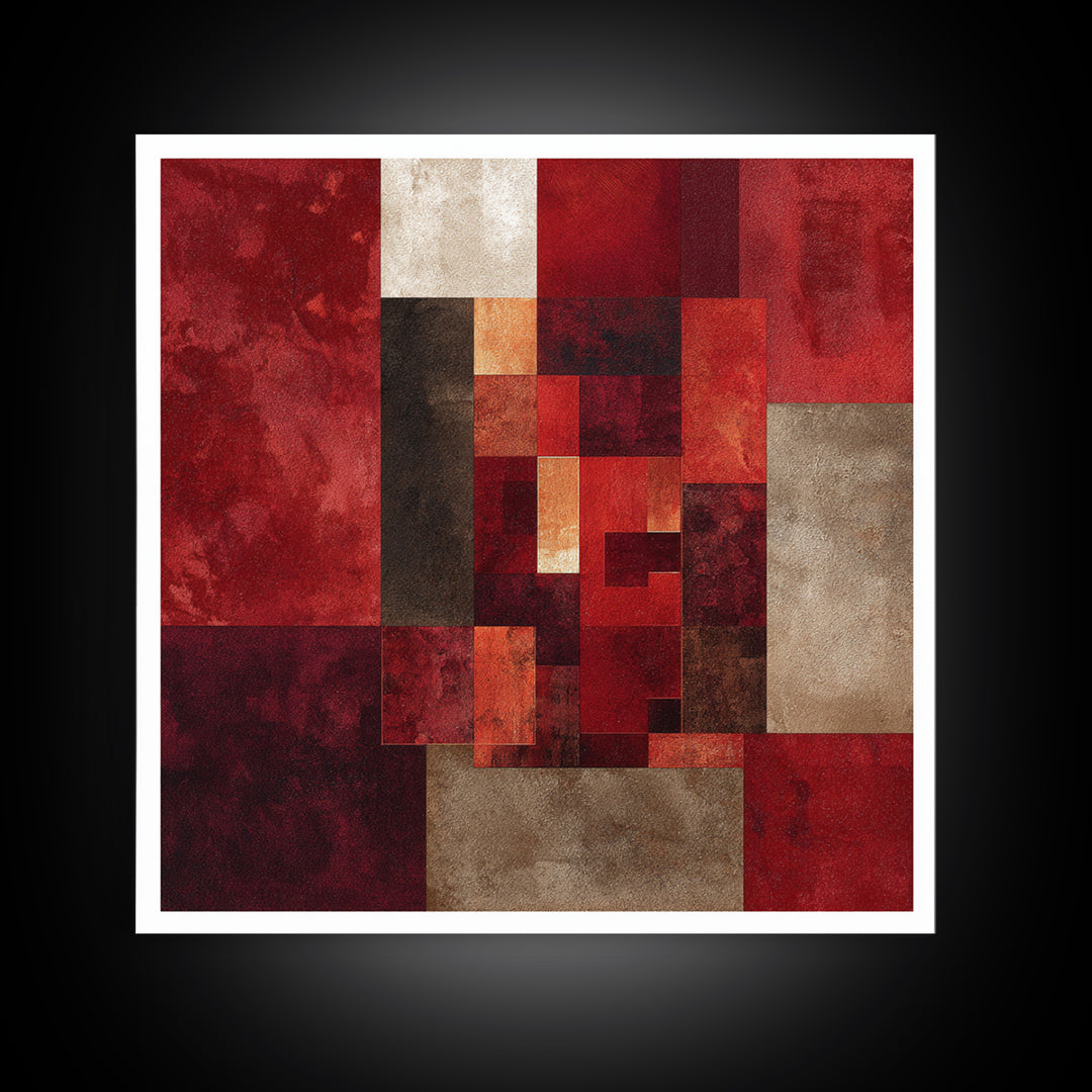 Red Wine Swirl Abstract Canvas Print, Winery Art, Cocktail Wall Art, Winery Decor, Abstract Art, Vineyard, Contemporary Art, WIN-1x1-55