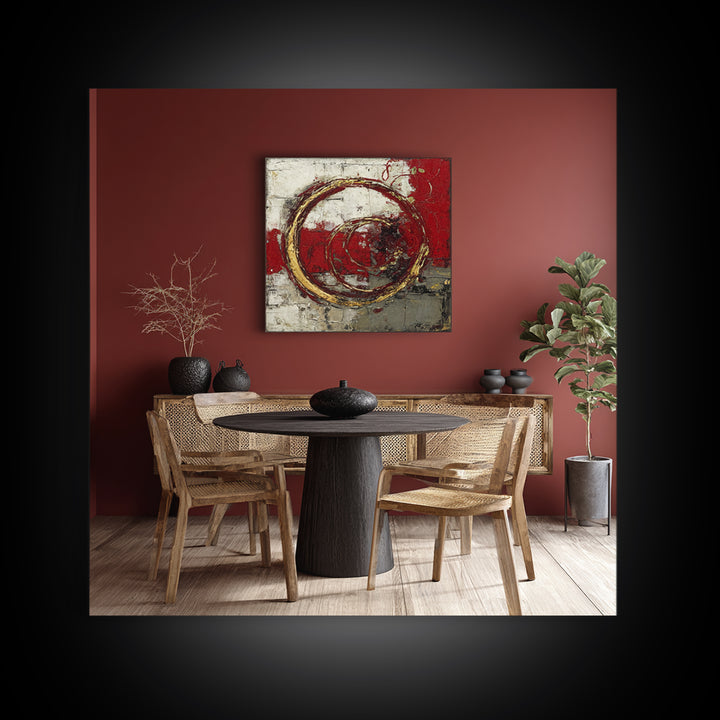 Red Wine Swirl Abstract Framed Canvas Print, Winery Art, Kitchen Wall Art, Winery Decor, Fine Art, Vineyard, Matisse Print, WIN-1x1-7