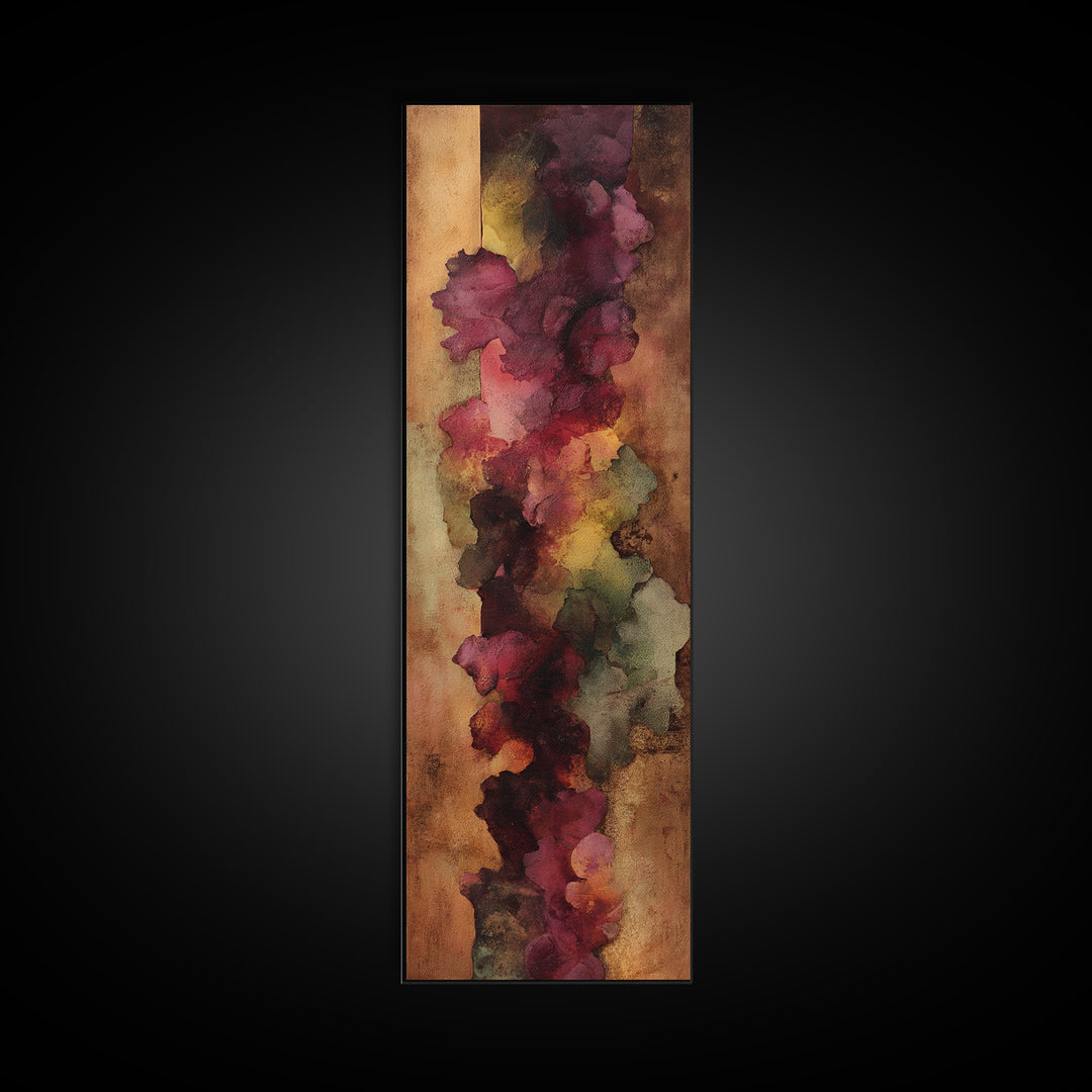 Red Wine Swirl Abstract Canvas Print, Winery Art, Wall Art Print, Winery Decor, Abstract Art, Vineyard, Gallery Decor, WIN-1x3-43