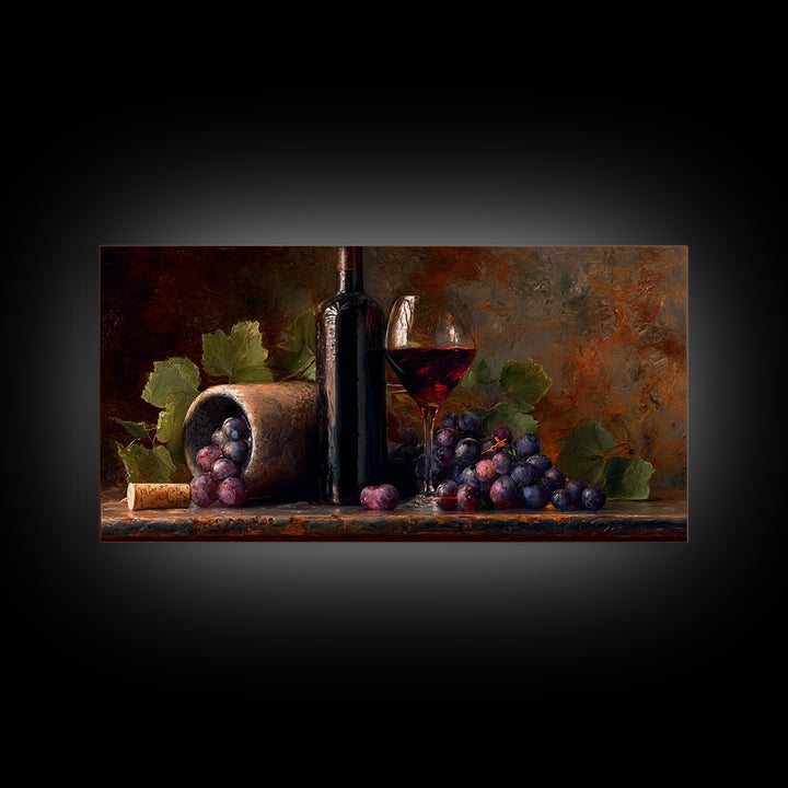 Red Wine Swirl Abstract Framed Canvas Print, Winery Art, Room Decor, Winery Decor, Abstract Art, Vineyard, Printable Wall Art, WIN-2x1-75