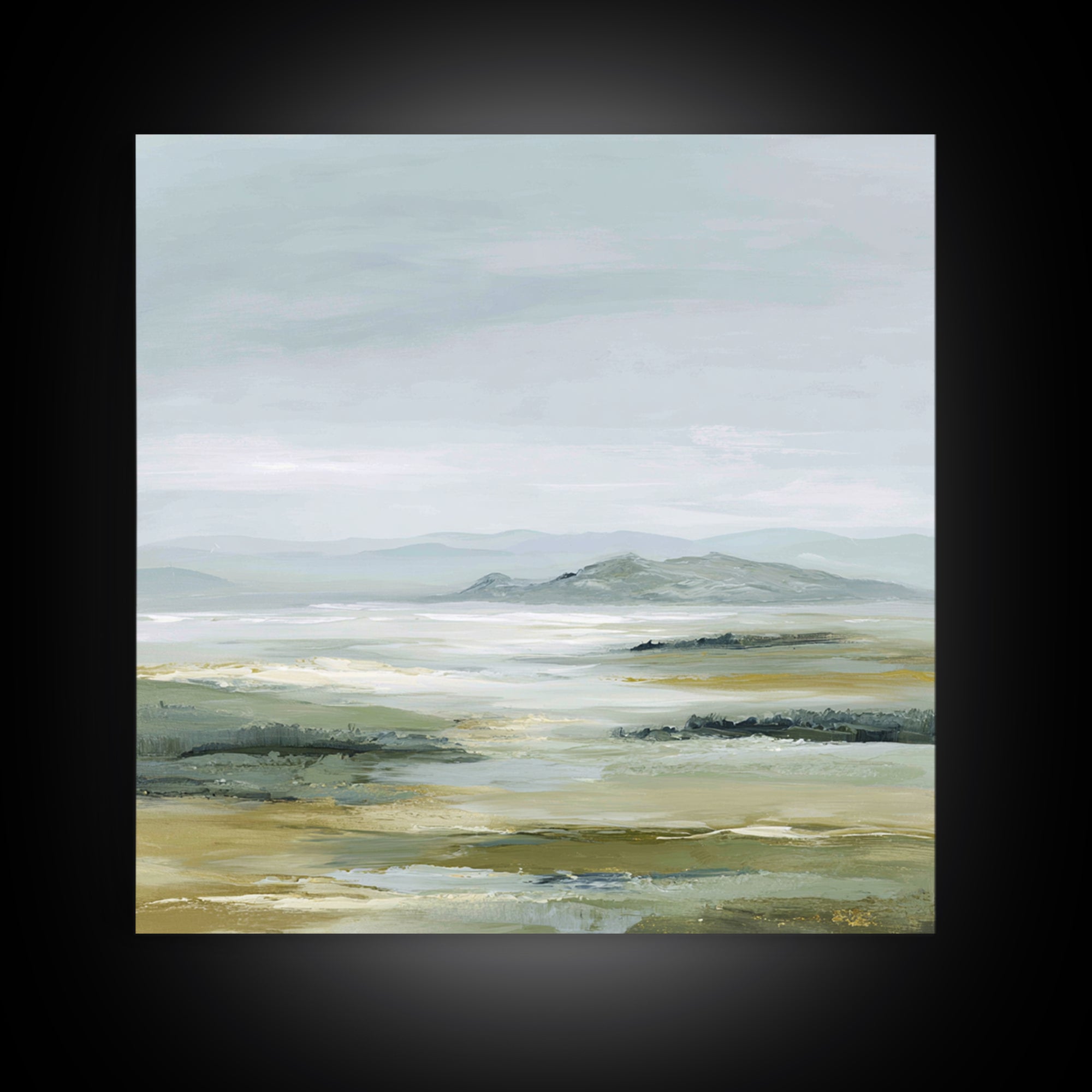 Calming Landscape with Open Sky and Gentle Canvas Print, Waiting Room Art, Dental Office Decor, Waiting Room Decor, Calm, WRA-1x1-1
