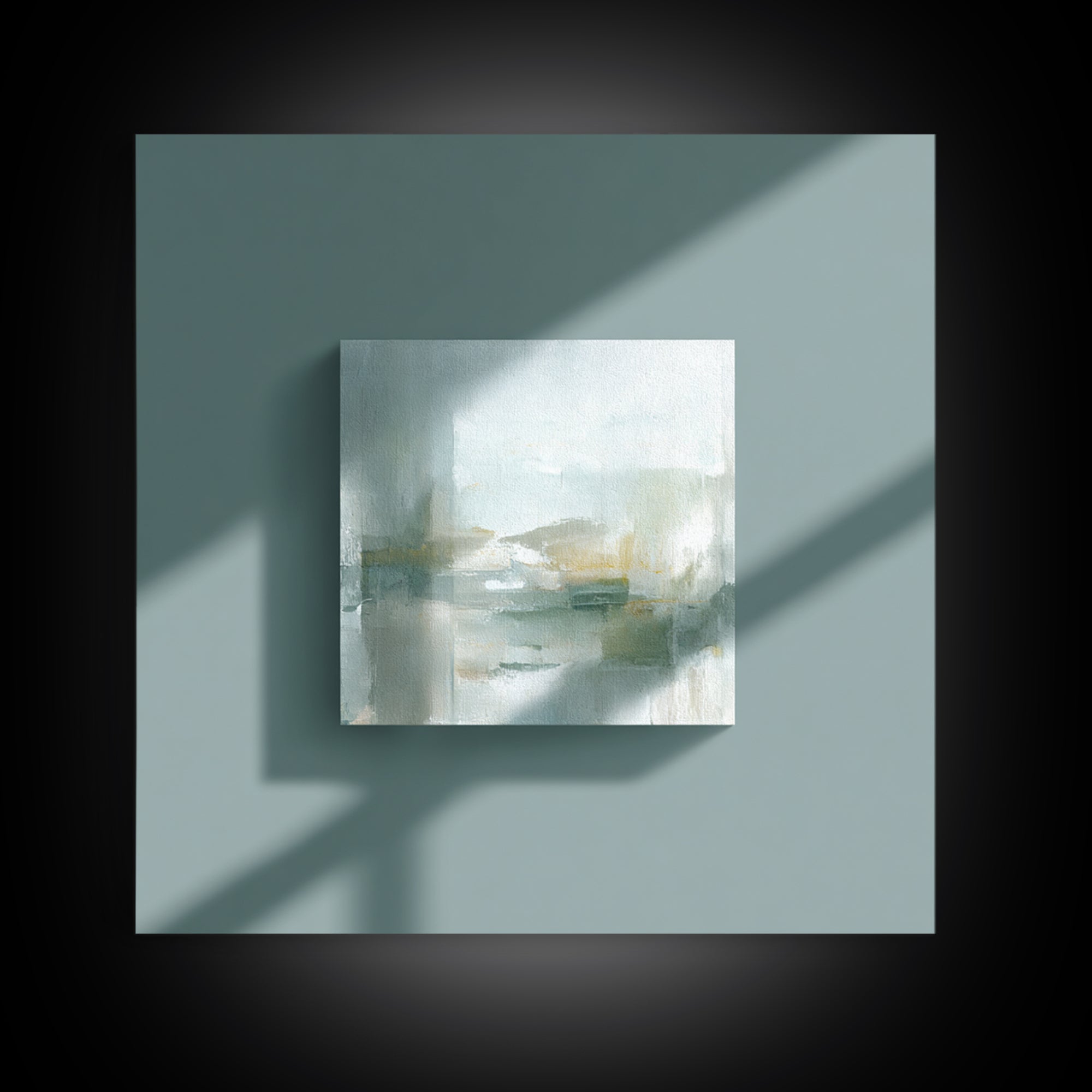 Minimal Geometric Composition Framed Canvas Print, Waiting Room Art, Fine Art Print, Waiting Room Decor, Abstract Art, Calm, WRA-1x1-29