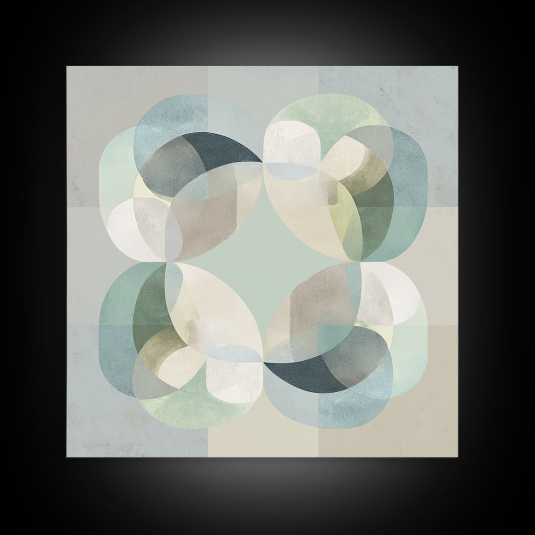 Minimal Geometric Composition Canvas Print, Waiting Room Art, Dental Art, Waiting Room Decor, Abstract Art, Calm, WRA-1x1-5