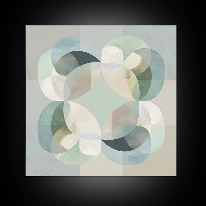 Minimal Geometric Composition Canvas Print, Waiting Room Art, Dental Art, Waiting Room Decor, Abstract Art, Calm, WRA-1x1-5