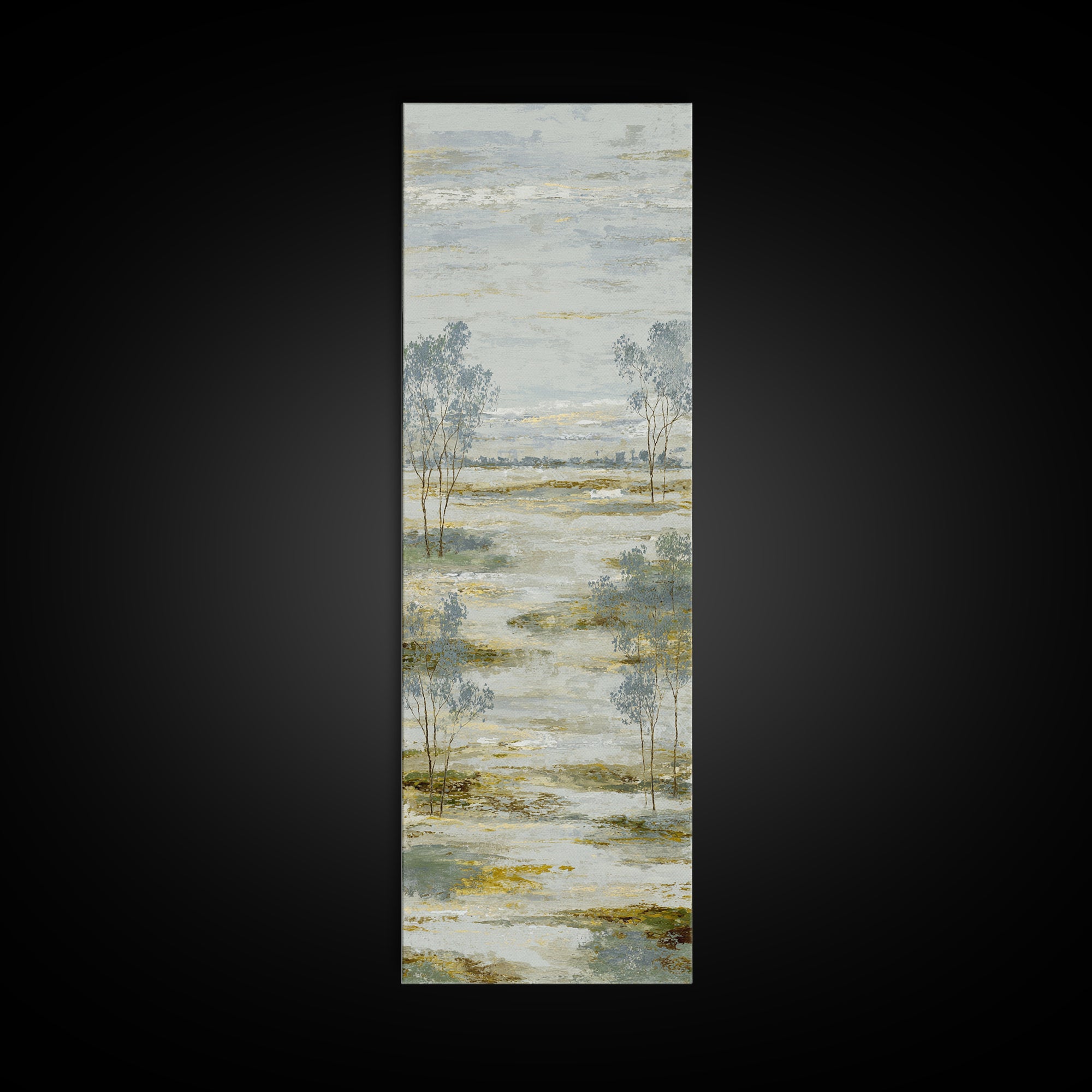 Open Field with Distant Tree Canvas Print, Waiting Room Art, Wall Art, Waiting Room Decor, Fine Art, Calm, Floral Wall Art, WRA-1x3-35