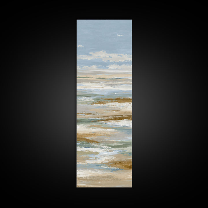 Warm Desert Sunrise Canvas Print, Waiting Room Art, Office Decor, Waiting Room Decor, Oil Painting, Calm, Gallery Wall Art, WRA-1x3-73
