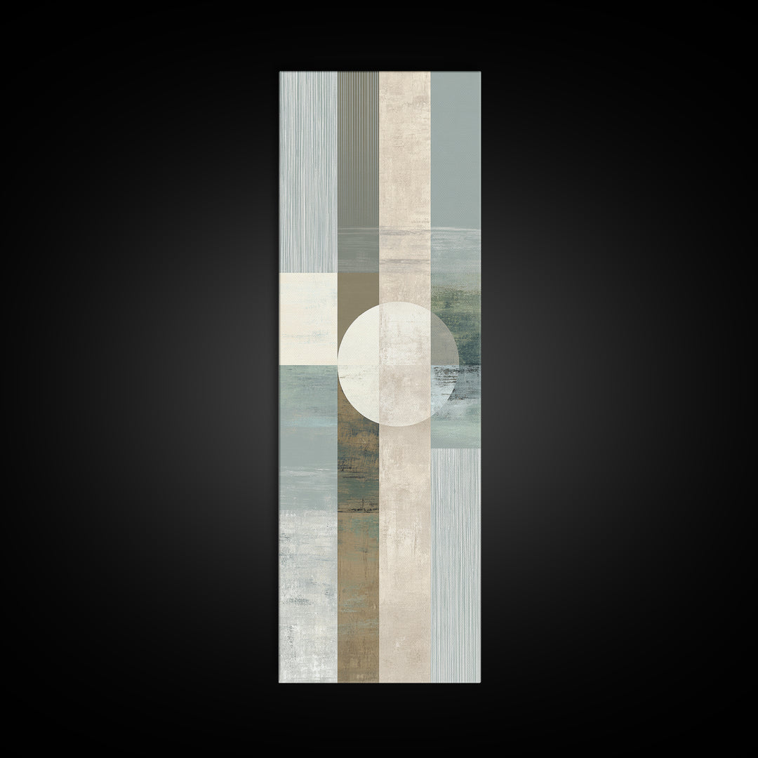Minimal Geometric Composition Canvas Print, Waiting Room Art, Abstract, Waiting Room Decor, Abstract Art, Calm, Modern Decor, WRA-1x3-89