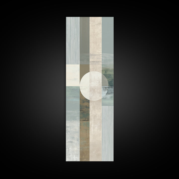 Minimal Geometric Composition Canvas Print, Waiting Room Art, Abstract, Waiting Room Decor, Abstract Art, Calm, Modern Decor, WRA-1x3-89