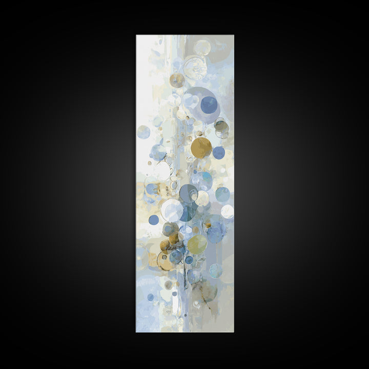 Abstract Circles Suggesting Calm Movement Canvas Print, Waiting Room Art, Fine Art Print, Waiting Room Decor, Abstract Art, WRA-1x3-94