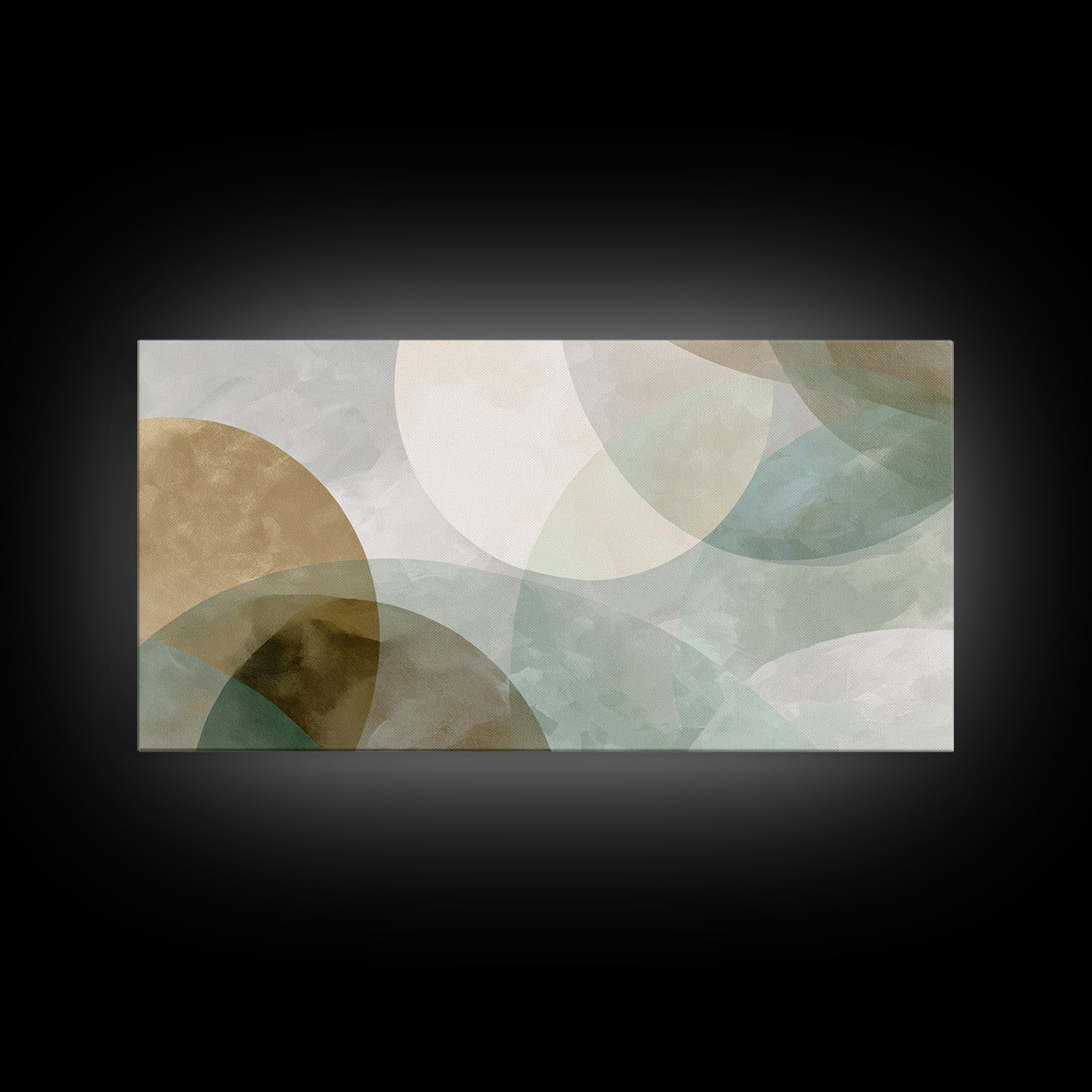 Minimal Geometric Composition Framed Canvas Print, Waiting Room Art, Home Decor, Waiting Room Decor, Fine Art, Calm, Modern Art, WRA-2x1-1