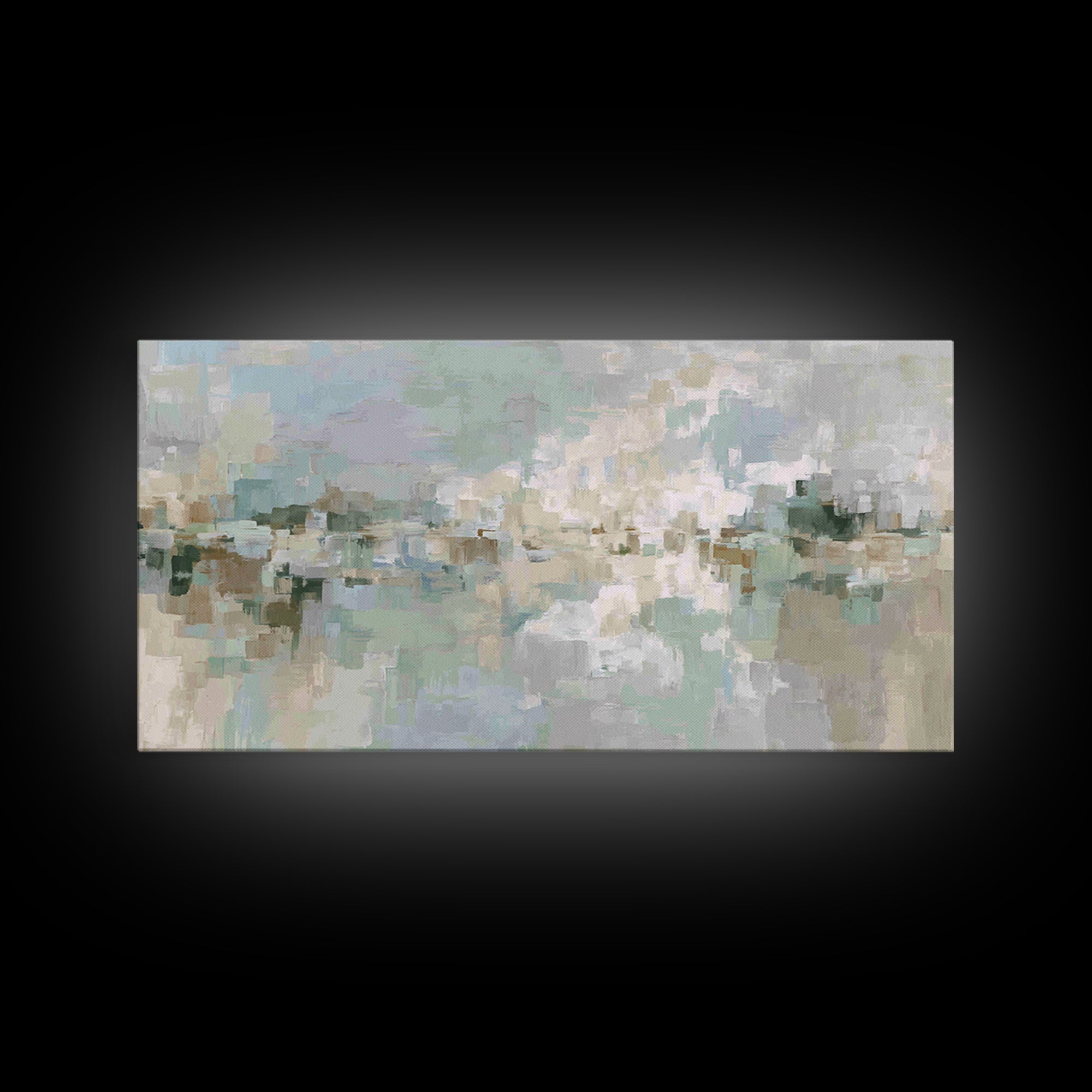 Modern Neutral Arch Abstraction Canvas Print, Waiting Room Art, Contemporary Art, Waiting Room Decor, Abstract Art, Calm, WRA-2x1-17