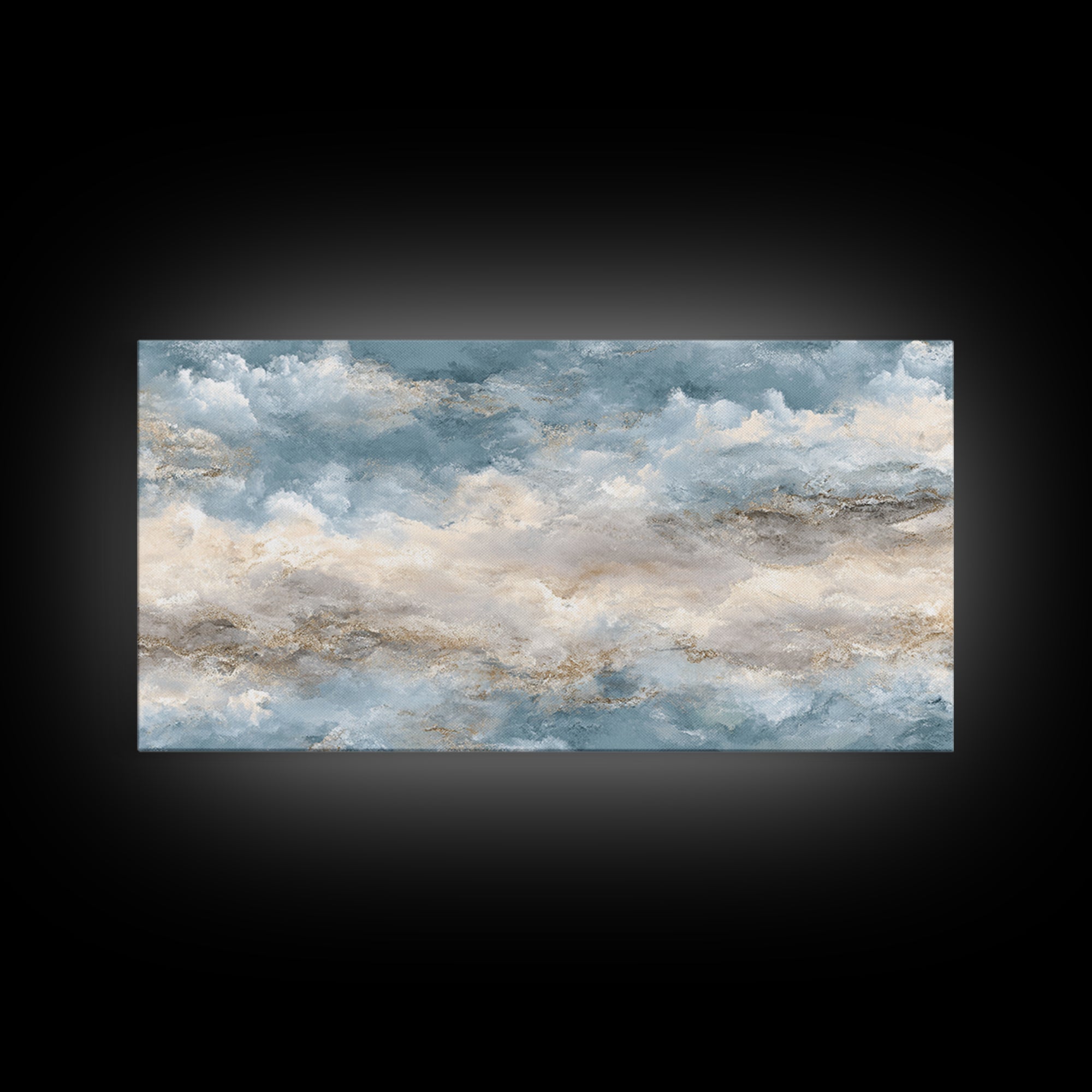 Light Marble Texture Abstract Canvas Print, Waiting Room Art, Textured Painting, Waiting Room Decor, Calm, Printable Art, WRA-2x1-44