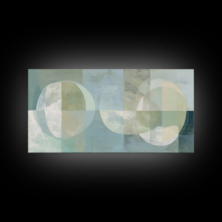 Minimal Geometric Composition Canvas Print, Waiting Room Art, Abstract Art, Waiting Room Decor, Calm, Landscape, WRA-2x1-49