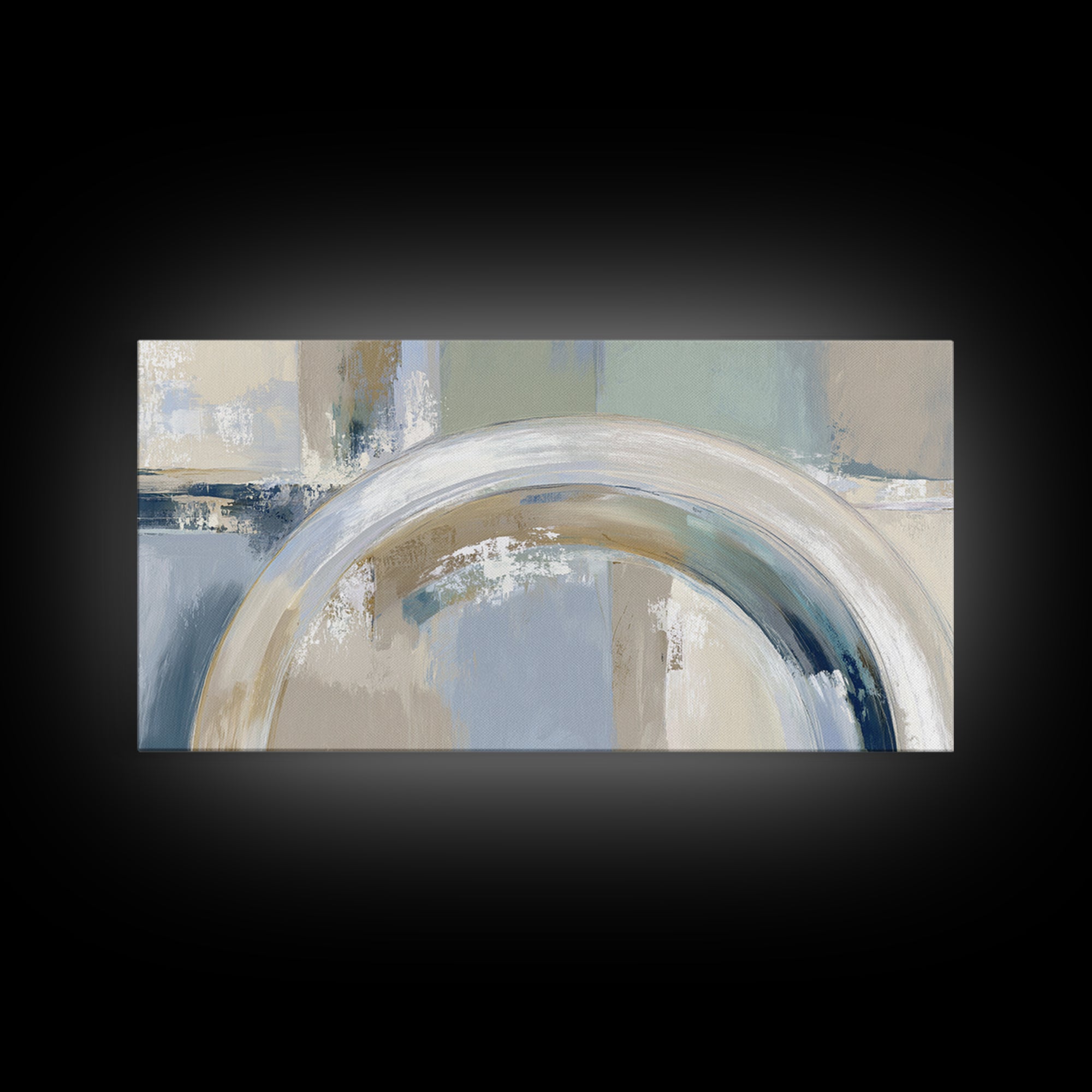 Modern Neutral Arch Abstraction Canvas Print, Waiting Room Art, Wall Sculpture, Waiting Room Decor, Calm, Dog Wall Art, WRA-2x1-89