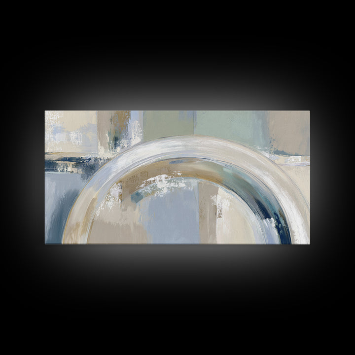 Modern Neutral Arch Abstraction Canvas Print, Waiting Room Art, Wall Sculpture, Waiting Room Decor, Calm, Dog Wall Art, WRA-2x1-89