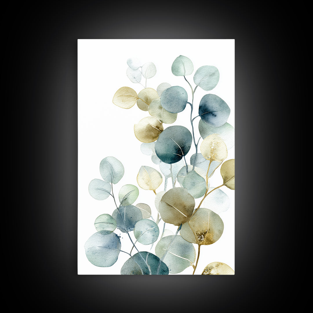 Neutral Botanical Branch Canvas Print, Waiting Room Art, Photography Print, Waiting Room Decor, Calm, Minimalist Decor, WRA-2x3-11