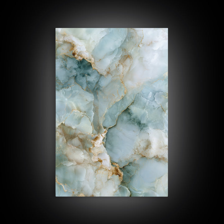 Light Marble Texture Abstract Canvas Print, Waiting Room Art, Therapy Office Decor, Waiting Room Decor, Abstract Art, Calm, WRA-2x3-32
