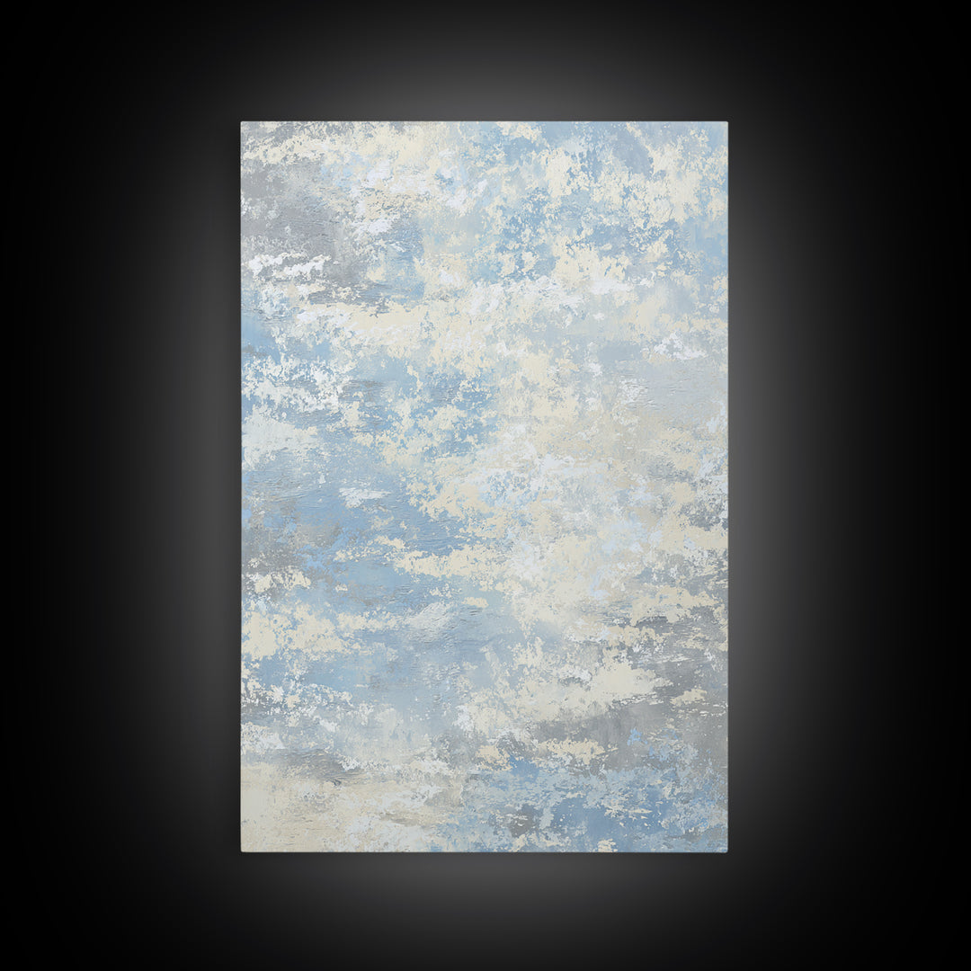 Soft Abstract Waves Canvas Print, Waiting Room Art, Office Decor, Waiting Room Decor, Abstract Art, Calm, Gallery Wall Art, WRA-2x3-82