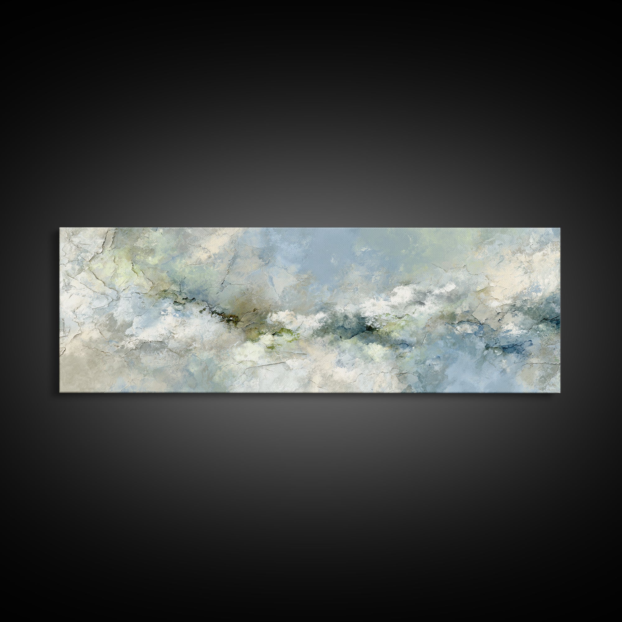 Light Marble Texture Abstract Canvas Print, Waiting Room Art, Gallery Decor, Waiting Room Decor, Fine Art, Calm, WRA-3x1-40