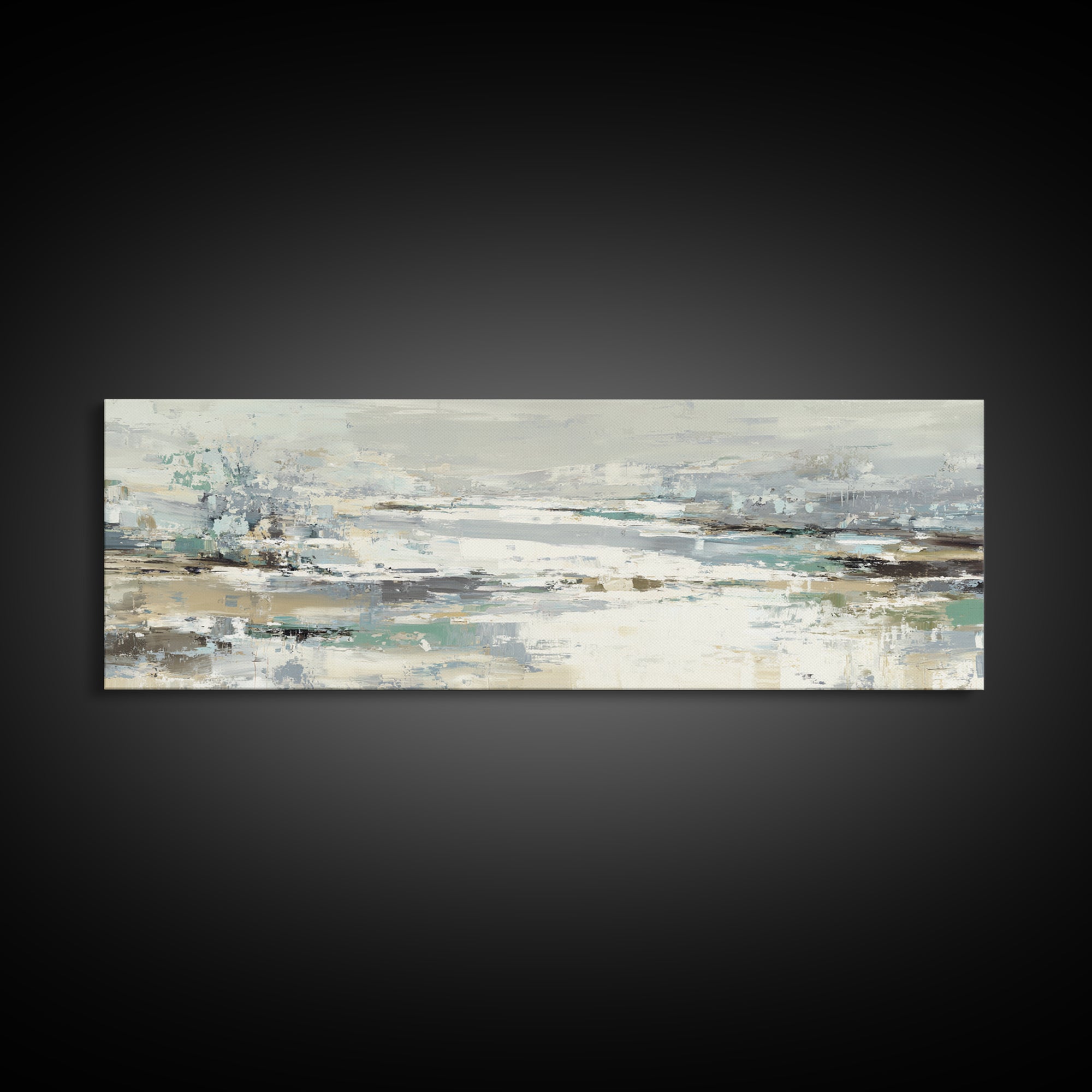 Modern Neutral Arch Abstraction Canvas Print, Waiting Room Art, Dental Wall Art, Waiting Room Decor, Abstract Art, Calm, WRA-3x1-61