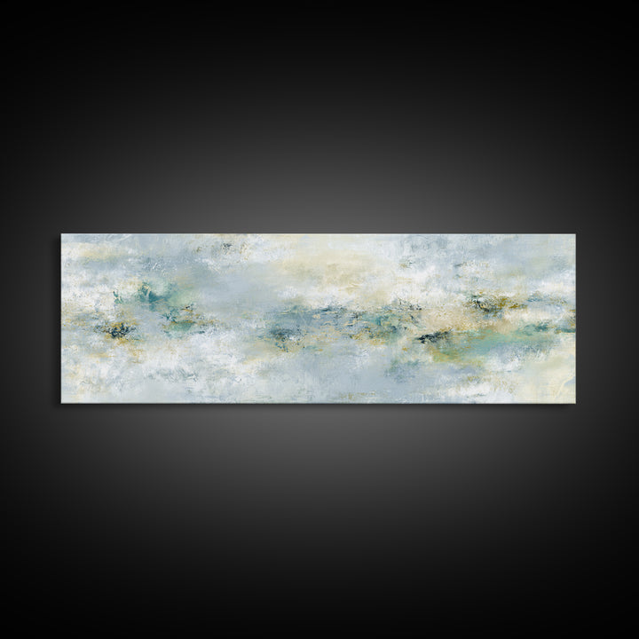 Light Marble Texture Abstract Canvas Print, Waiting Room Art, Minimalist Decor, Waiting Room Decor, Abstract Art, Calm, WRA-3x1-88