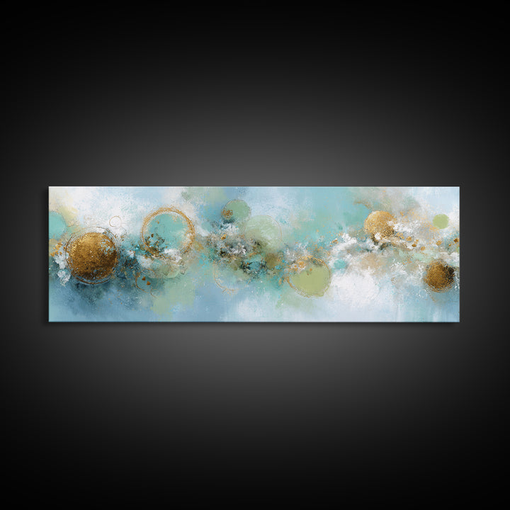 Abstract Circles Suggesting Calm Movement Canvas Print, Waiting Room Art, Dental Wall Art, Waiting Room Decor, Fine Art, Calm, WRA-3x1-98