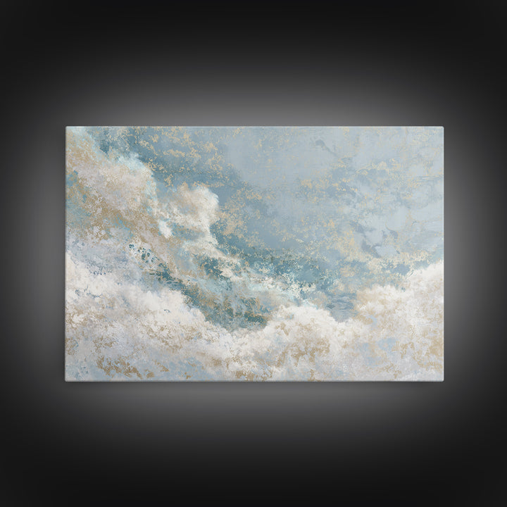 Soft Abstract Waves Canvas Print, Waiting Room Art, Office Wall Decor, Waiting Room Decor, Fine Art, Calm, Photography Print, WRA-3x2-30