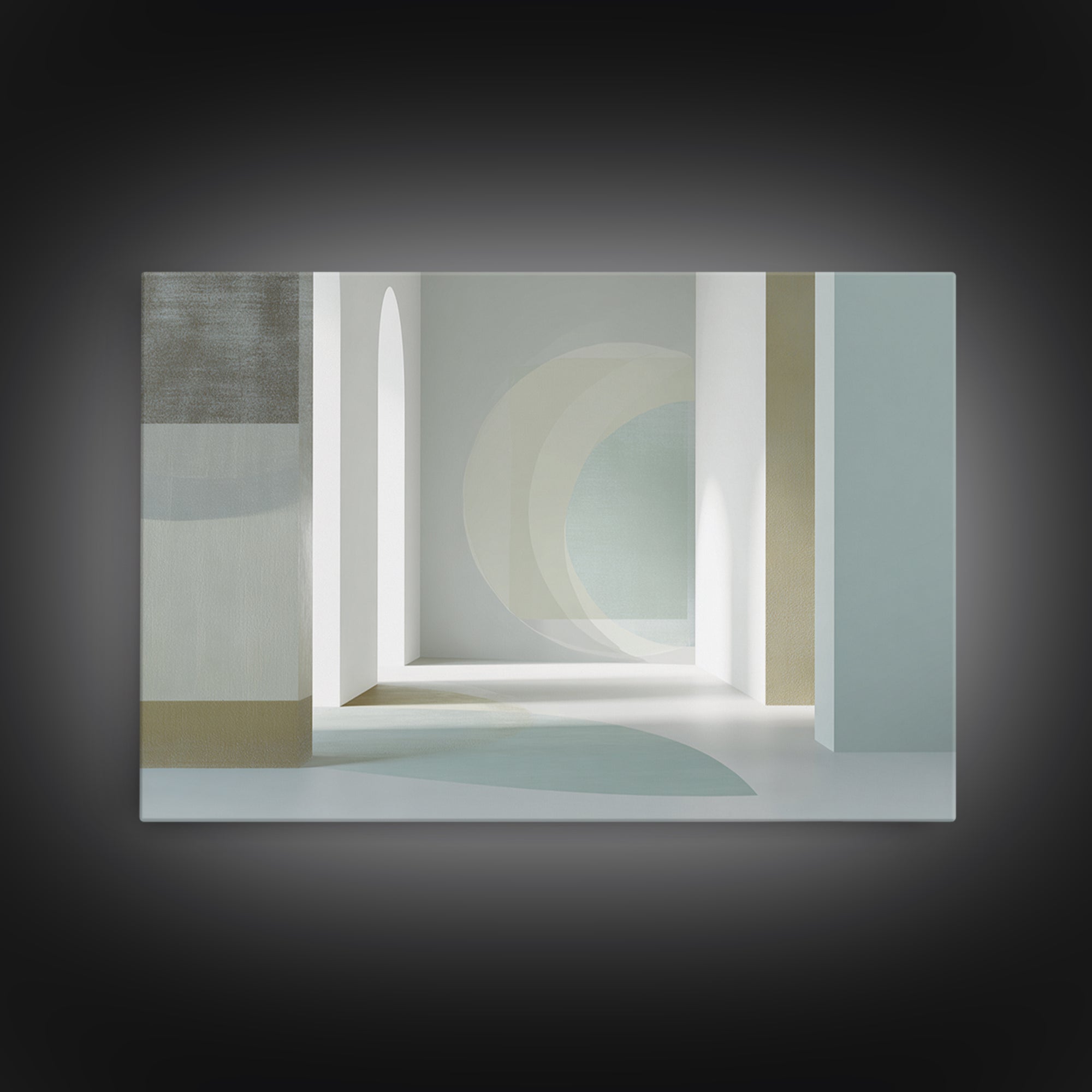 Minimal Geometric Composition Canvas Print, Waiting Room Art, Abstract, Waiting Room Decor, Abstract Art, Calm, Modern Decor, WRA-3x2-33