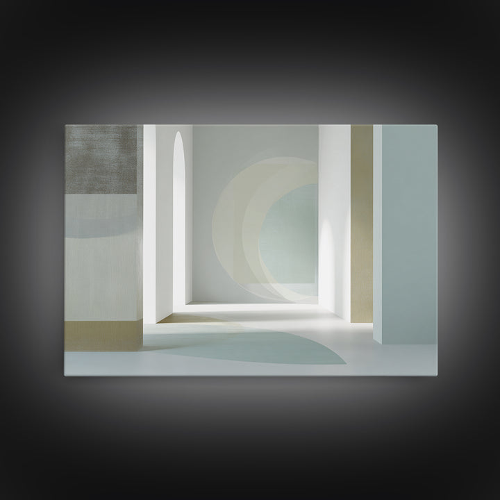 Minimal Geometric Composition Canvas Print, Waiting Room Art, Abstract, Waiting Room Decor, Abstract Art, Calm, Modern Decor, WRA-3x2-33