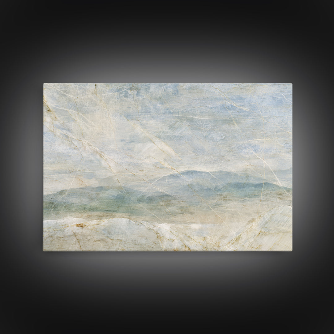 Light Marble Texture Abstract Canvas Print, Waiting Room Art, Office Decor, Waiting Room Decor, Abstract Art, Calm, WRA-3x2-4